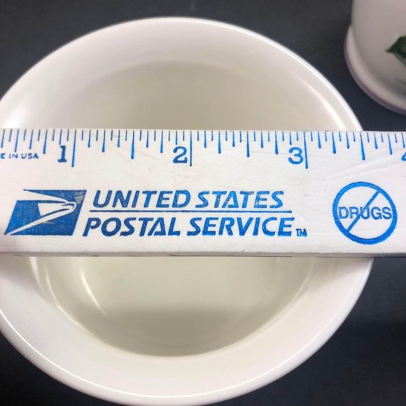 Lefton Vintage Porcelain Sweet Violets Pattern #2843  Creamer and Sugar Bowl - Picture 8 of 9